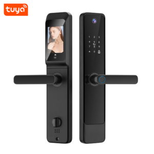 Smart Lock Front Door Tuya WiFi with Cat eyes door locks, tuya smart locks, tuya wifi door lock, digital door lock, smart locker with screen