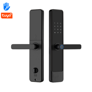 Smart Door Lock With Handle & Fingerprint door locks, tuya smart locks, tuya wifi door lock, digital door lock, door lock with wifi connect