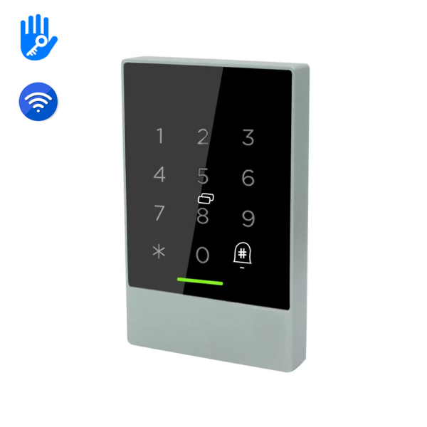 TTlock Access Control WiFi Waterproof, Outdoor QR Code Smart Lock RFID Keypad Access Control System Card Reader with TTlock APP