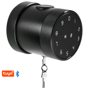 Tuya Home Round Lock Cylinder Smart LocRound Smart Lock Fingerprint Knob Door Lock with Tuya Bluetoothk Digital Fingerprint Door Lock