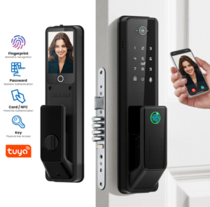 Smart Lock For Main door Russia or Israel Mortise With Cat Eyes,digital lock for door,home lock for gate, smart lock fingerprint