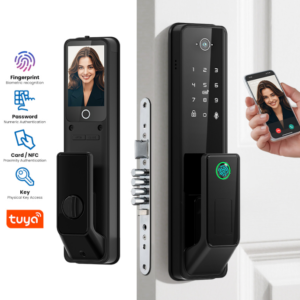 Smart Lock For Main door Russia or Israel Mortise With Cat Eyes,digital lock for door,home lock for gate, smart lock fingerprint